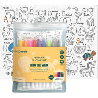 Title: Into The Wild - Reusable silicone A3 mat: A to Z Animals