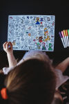 Alternative view 5 of Sugar & Spice Reusable Silicone Colouring Placemat by HeyDoodle