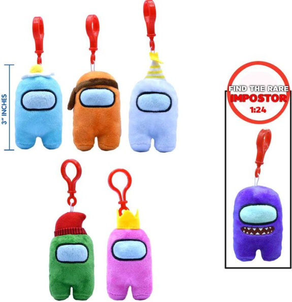 Among Us Plush Hangers (Blind Boxed)