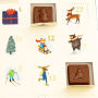 Alternative view 6 of Dallmann Confections Pop-Up Critter Milk Chocolate Advent Calendar