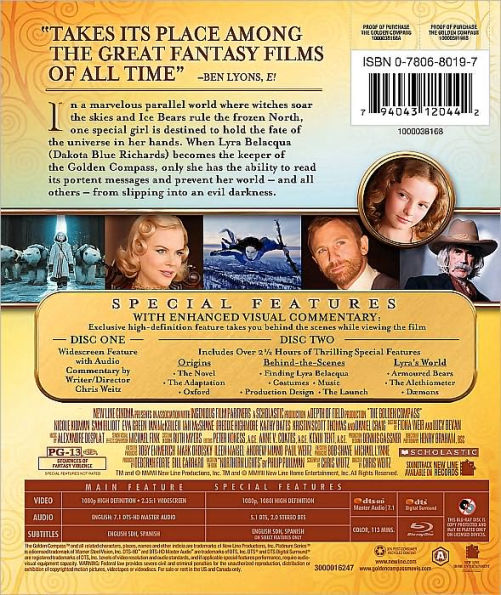 The Golden Compass [2 Discs] [Blu-ray]