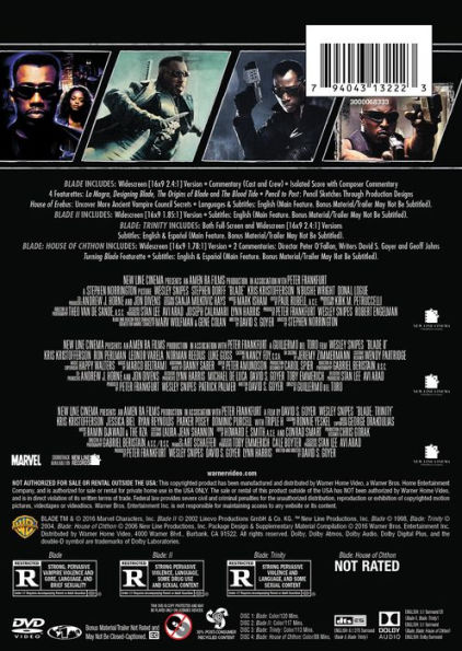 Blade Collection: 4 Film Favorites [2 Discs]