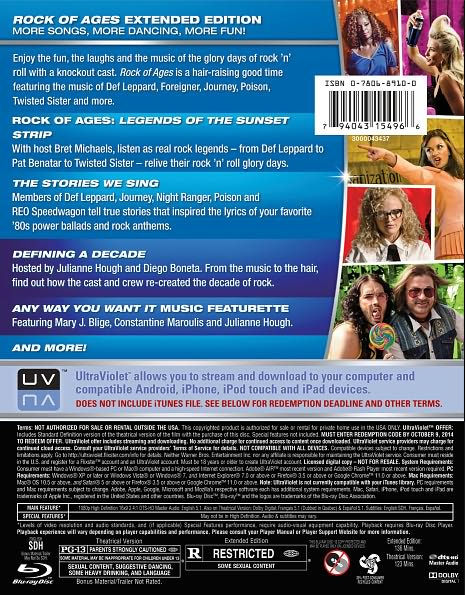 Rock of Ages [Extended Edition] [Blu-ray]