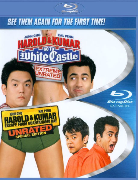 Harold and Kumar Go to White Castle/Harold and Kumar Escape from Guantanamo Bay [2 Discs] [Blu-ray]