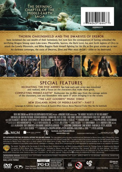 The Hobbit: The Battle of the Five Armies [Special Edition]