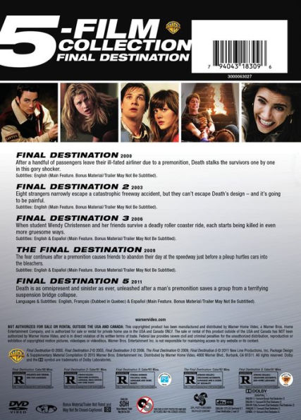 Final Destination: 5 Film Collection