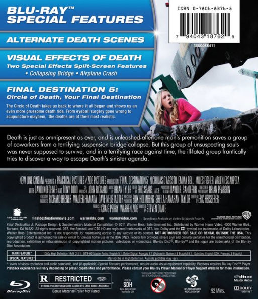 Final Destination 5 [Blu-ray]
