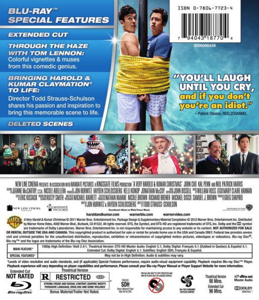 A Very Harold and Kumar Christmas [Extended Cut] [Blu-ray]