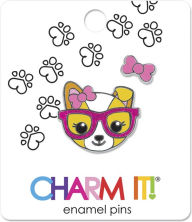 Title: CHARM IT! Posh Pup Enamel Pin