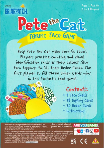 Pete the Cat Terrific Taco Game