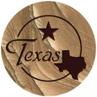 Title: Thirstystone TS6ETX Natural Sandstone Coaster Set Cinnabar Etched Texas