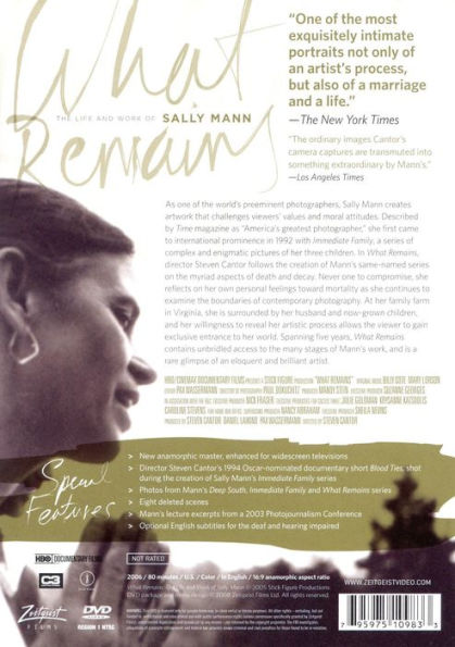 What Remains: The Life and Work of Sally Mann
