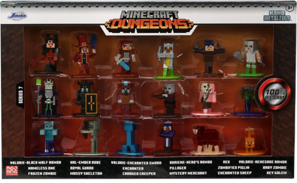 Nano Metalfigs Minecraft (Dungeons) 18 Pack Series 7