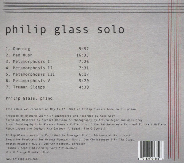 Philip Glass Solo