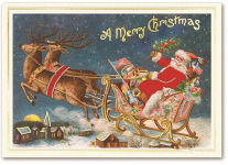 Alternative view 1 of Book Box Boxed Cards Stationery Ephemera Santa Music Flap
