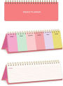 Colorful Undated Weekly Desk Easel Planner