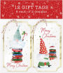 Reading Gnomes Gift Tags Set of 12