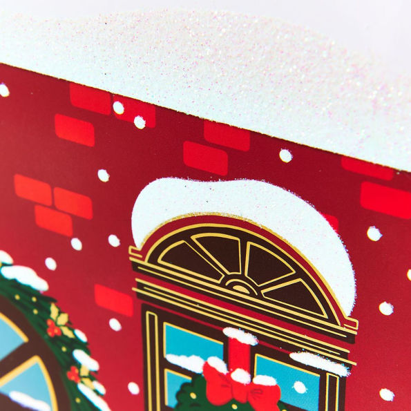 Holiday House Medium Die-Cut Gift Bag