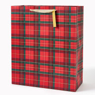 Title: Holiday Plaid XL Gift Bag