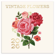 Title: 2026 Vintage Floral Wall Calendar - Exclusive