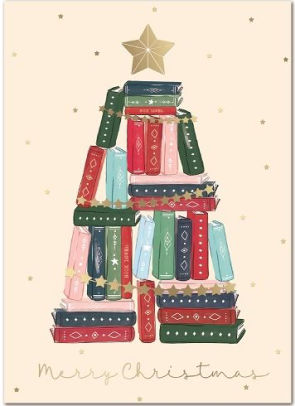 book tree christmas boxed cards by punch studio barnes & noble® book tree christmas boxed