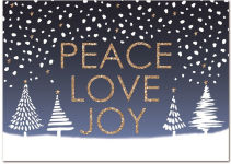 Alternative view 1 of Night Sky Joy - Ombre Christmas Boxed Cards
