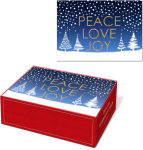 Alternative view 2 of Night Sky Joy - Ombre Christmas Boxed Cards