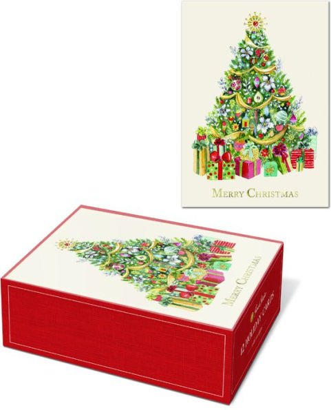 Fancy Tree Christmas Boxed Cards