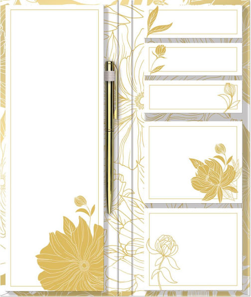 Garden Botanicals Notefolio w/Pen