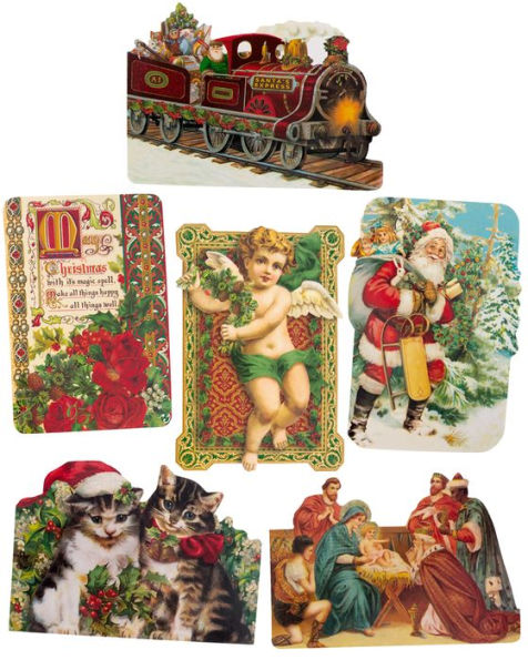 Ephemera Christmas Boxed Cards - Set Of 24