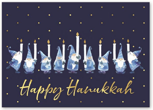 Hanukkah Greeting Card Hannukah Gnomes