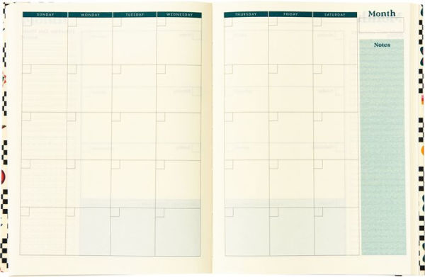 Checkerboard Undated Planner