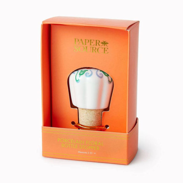Porcelain Floral Bottle Stopper Exclusive