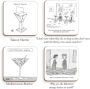 Alternative view 2 of Martinis - Set of 4 Coasters