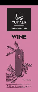 Title: Wine - New Yorker Notepad
