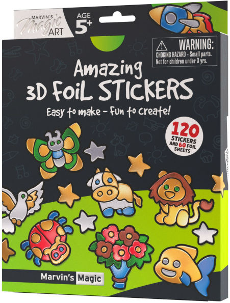 Marvin's Magic Rainbow Foil Stickers
