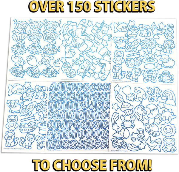 Marvin's Magic Rainbow Foil Stickers