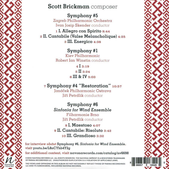 Scott Brickman: Baltic Sketches - Collected Symphonies 2006-2020