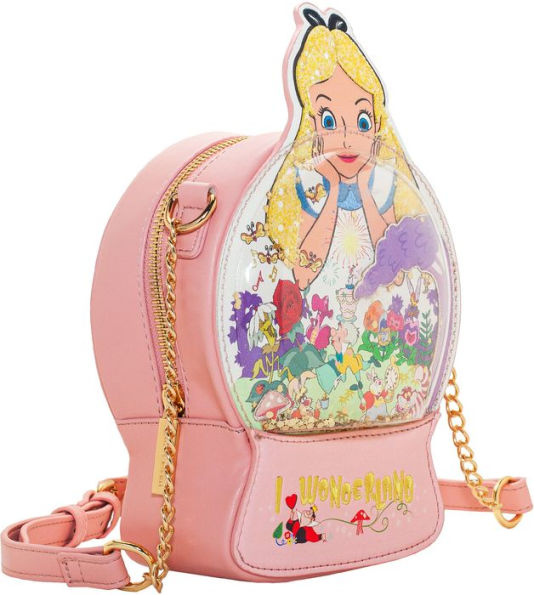 DANIELLE NICOLE ALICE IN WONDERLAND SNOWGLOBE CROSSBODY