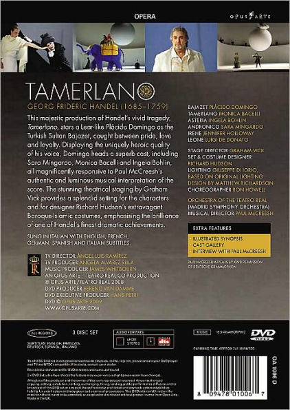 Tamerlano [3 Discs]