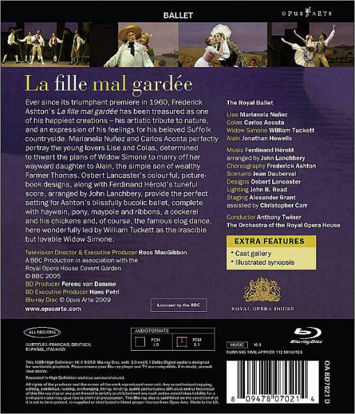 La Fille Mal Gardee [Blu-ray]