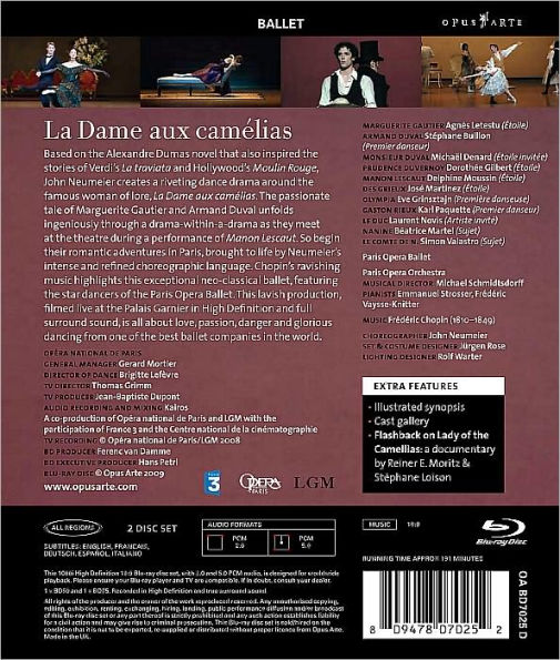 La Dame aux Camelias [Blu-ray]