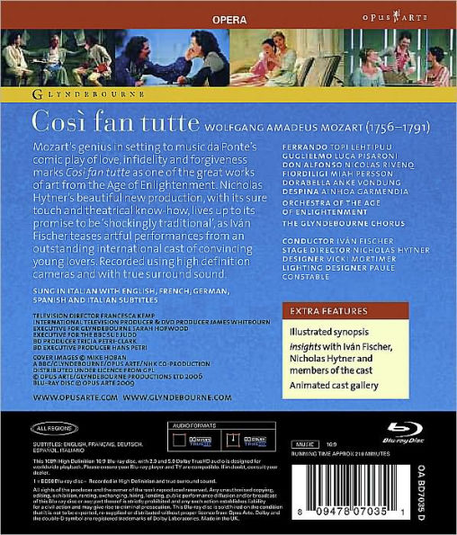 Cosi Fan Tutte [Blu-ray]