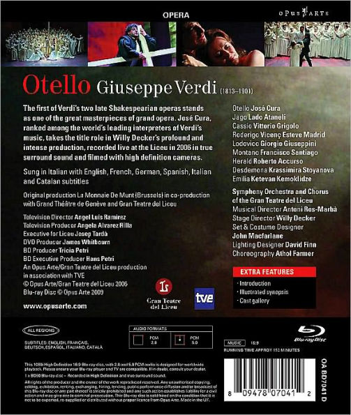 Otello [Blu-ray]