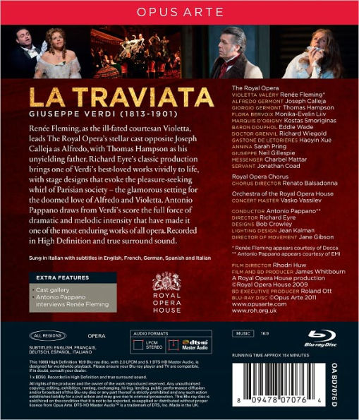 La Traviata [Blu-ray]