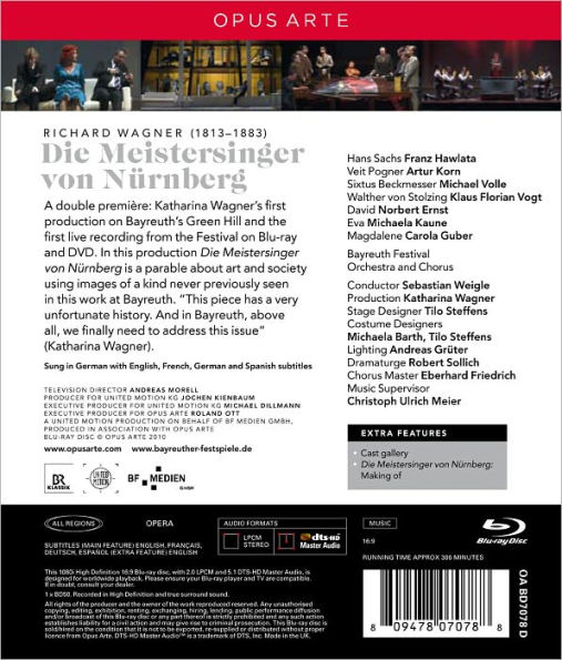 Die Meistersinger von Nurnberg [Blu-ray]