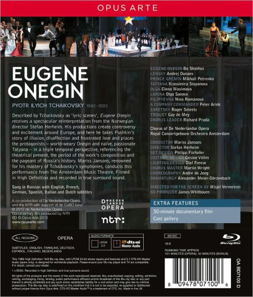 Eugene Onegin [Blu-ray]