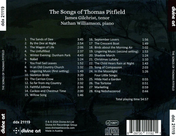 The Songs of Thomas Pitfield