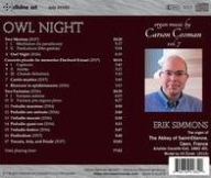 Title: Owl Night: Music for organ by Carson Cooman Organ Music, Vol. 7, Artist: Erik Simmons