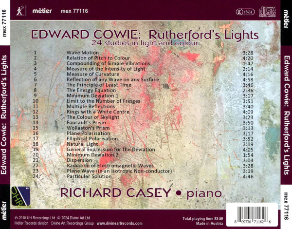 Edward Cowie: Rutherford's Lights